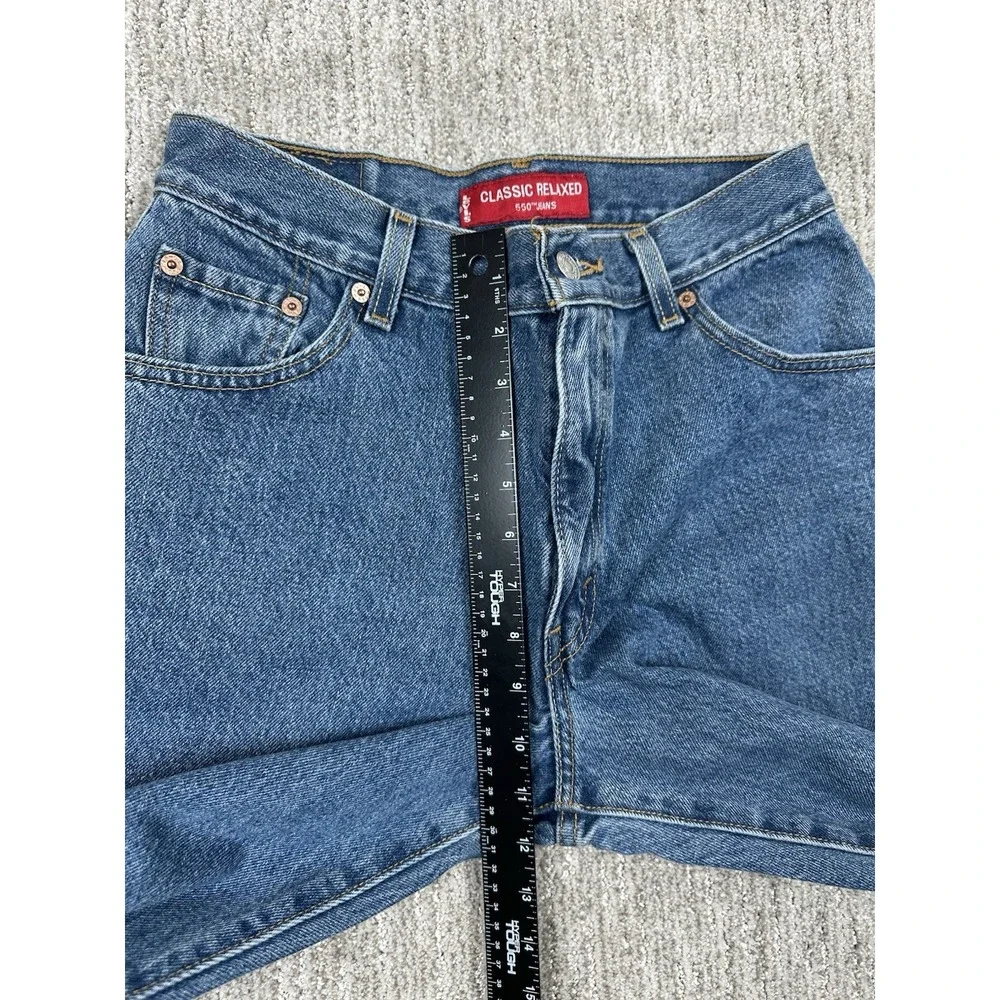 Vintage Levis 550 Jeans Womens 12 L (30x32) Relaxed Fit Tapered Leg Medium Wash